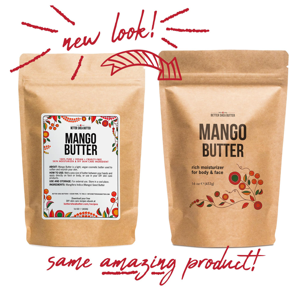 Better Shea Butter Mango Butter hair application demonstrates leave-in conditioning texture