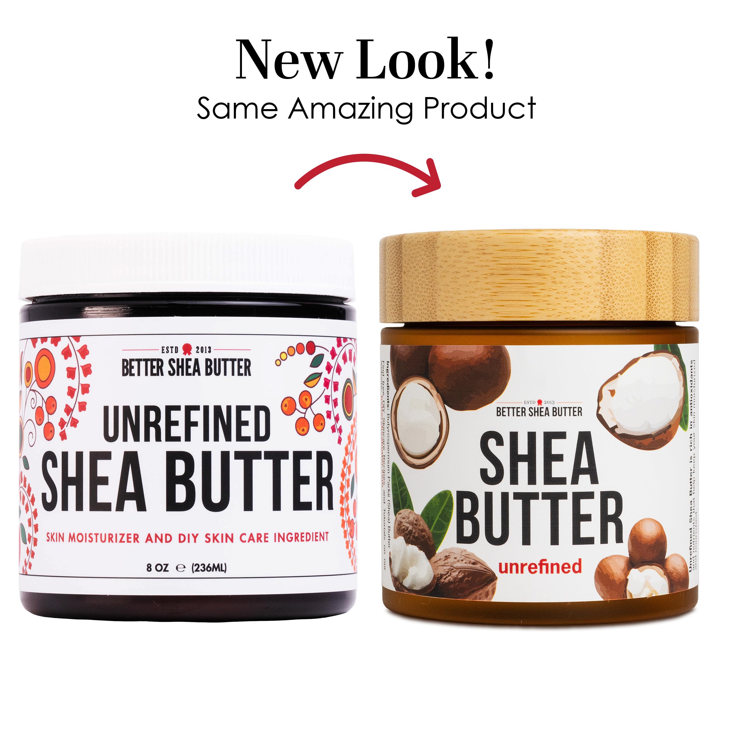 Better Shea Butter natural smoky scent accompanies use.