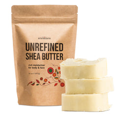 Better Shea Butter raw-shea 1lb bar for deep hydration and DIY skincare use