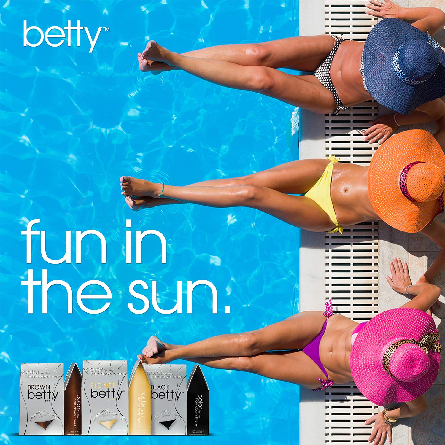 Betty Beauty bathroom counter setup emphasizes discreet, ready-to-use care.