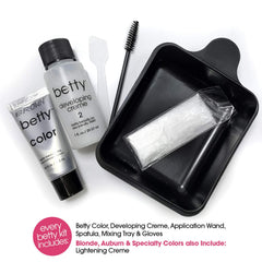 Betty Beauty Black Betty color application image demonstrates easy, mess-free coloring.