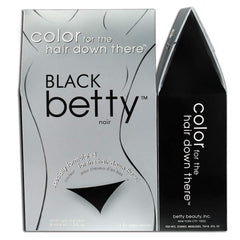 Betty Beauty Black Betty kit packaging shows a safe color solution.