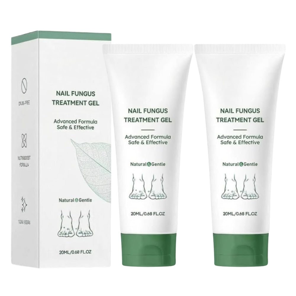 Beuifvo nail fungus treatment gel packaging front, compact 20ml for on-the-go care.