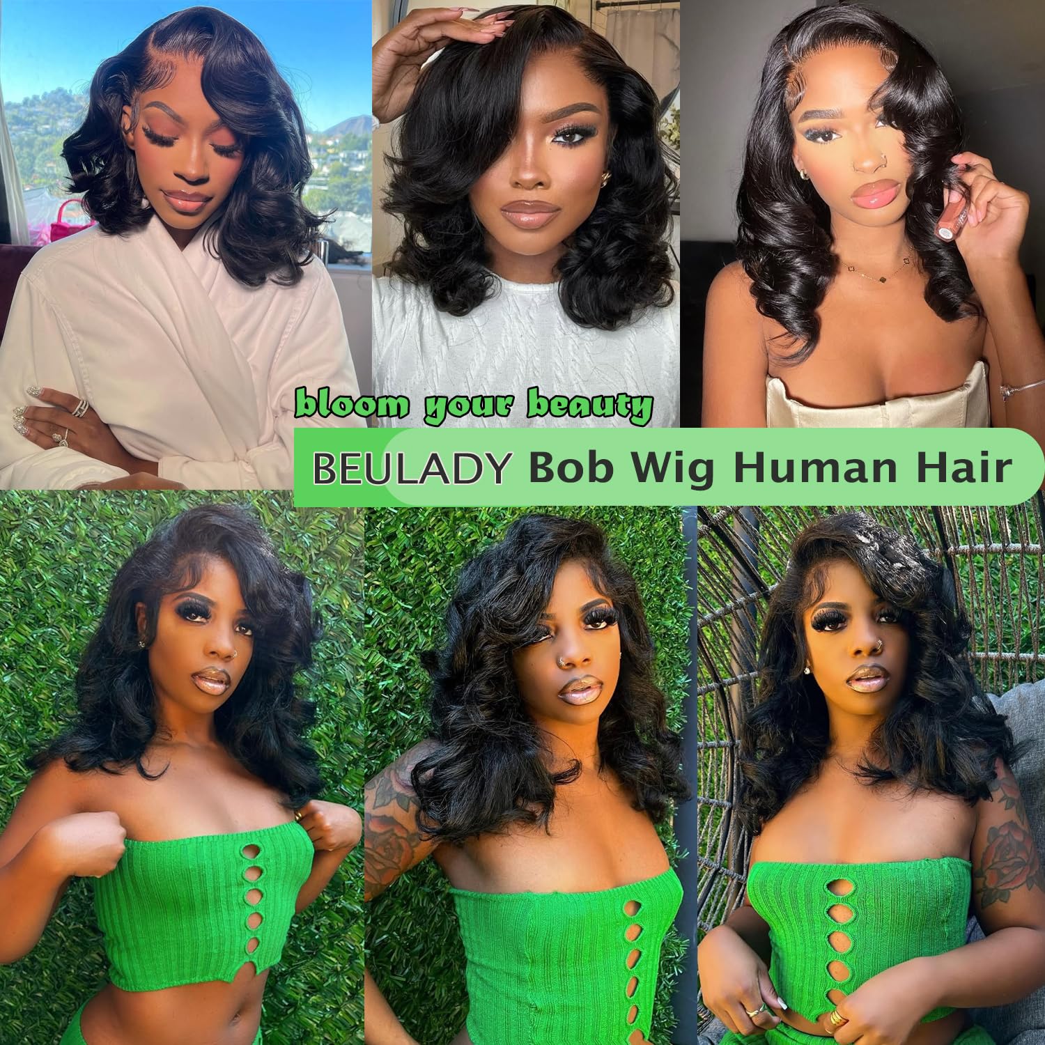 BEULADY preplucked frontal 13x6 offers natural parting and convenience.