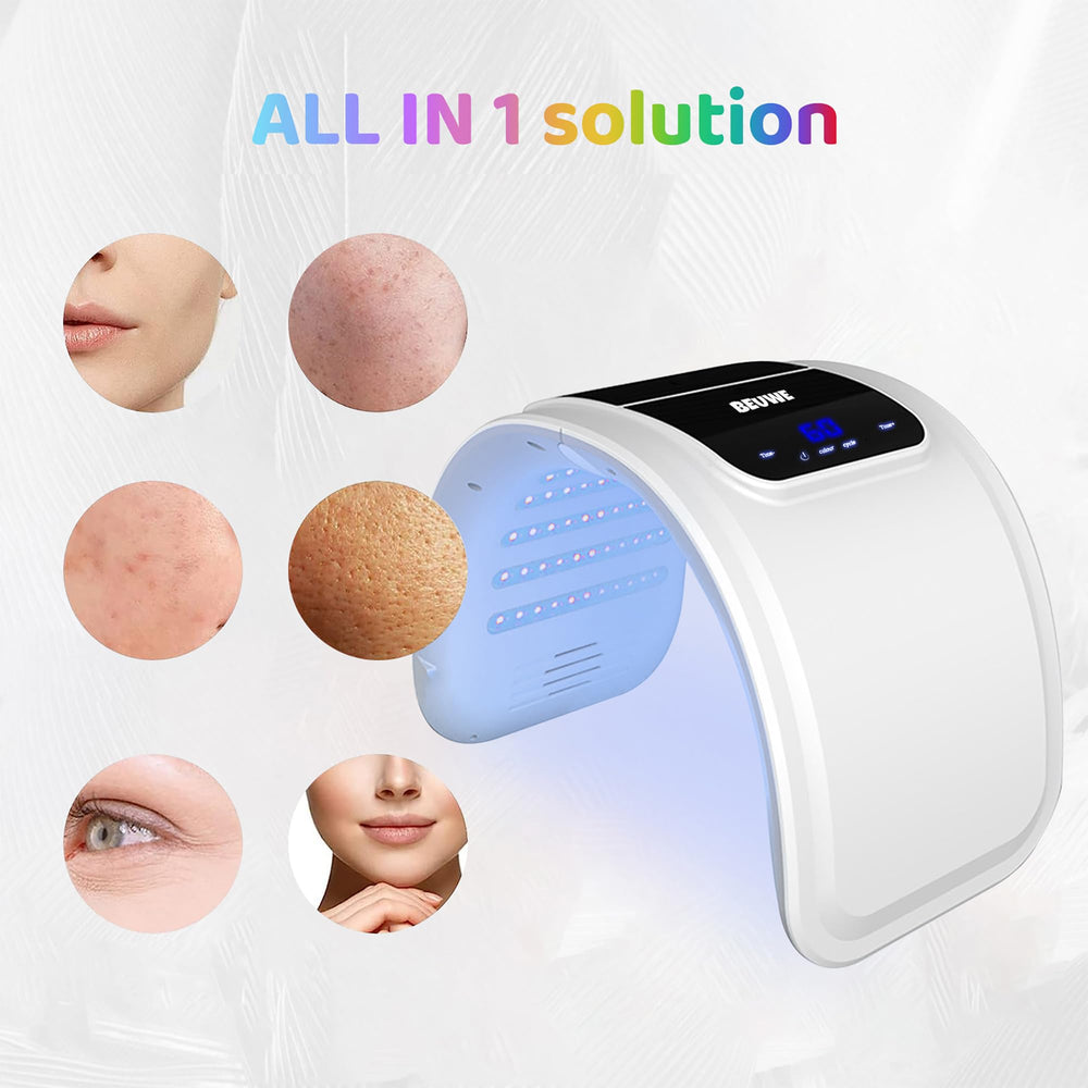 Beuwe safety-first LED mask suitable for many skin types and ages.