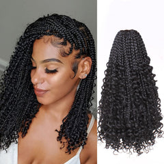 Beverlee boho box braids 14-inch contents for a fuller protective style.