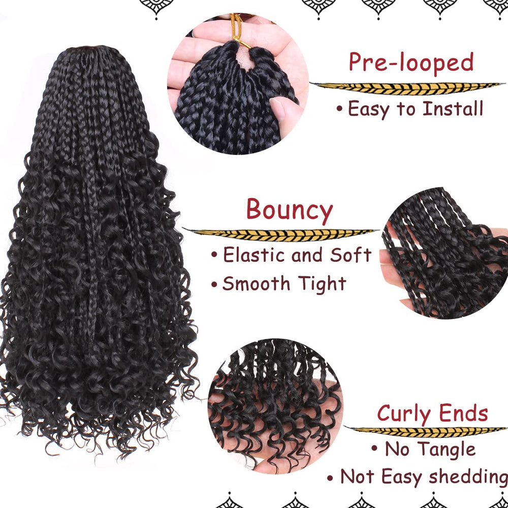 Beverlee pre-looped crochet hair enables quick, clean installation.