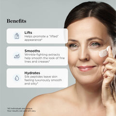 Beverly Hills MD Lift & Firm application on face and neck for a smoother, lifted look