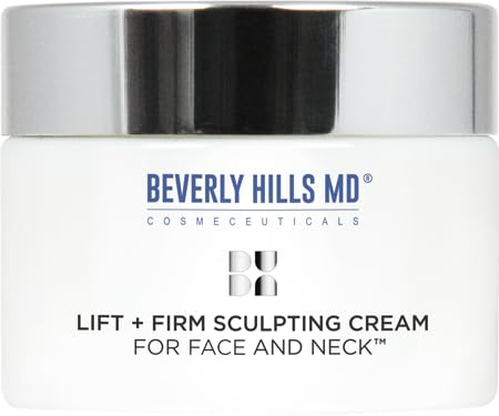 Beverly Hills MD Lift & Firm cream jar close-up showing tightening formula for firmer-looking skin
