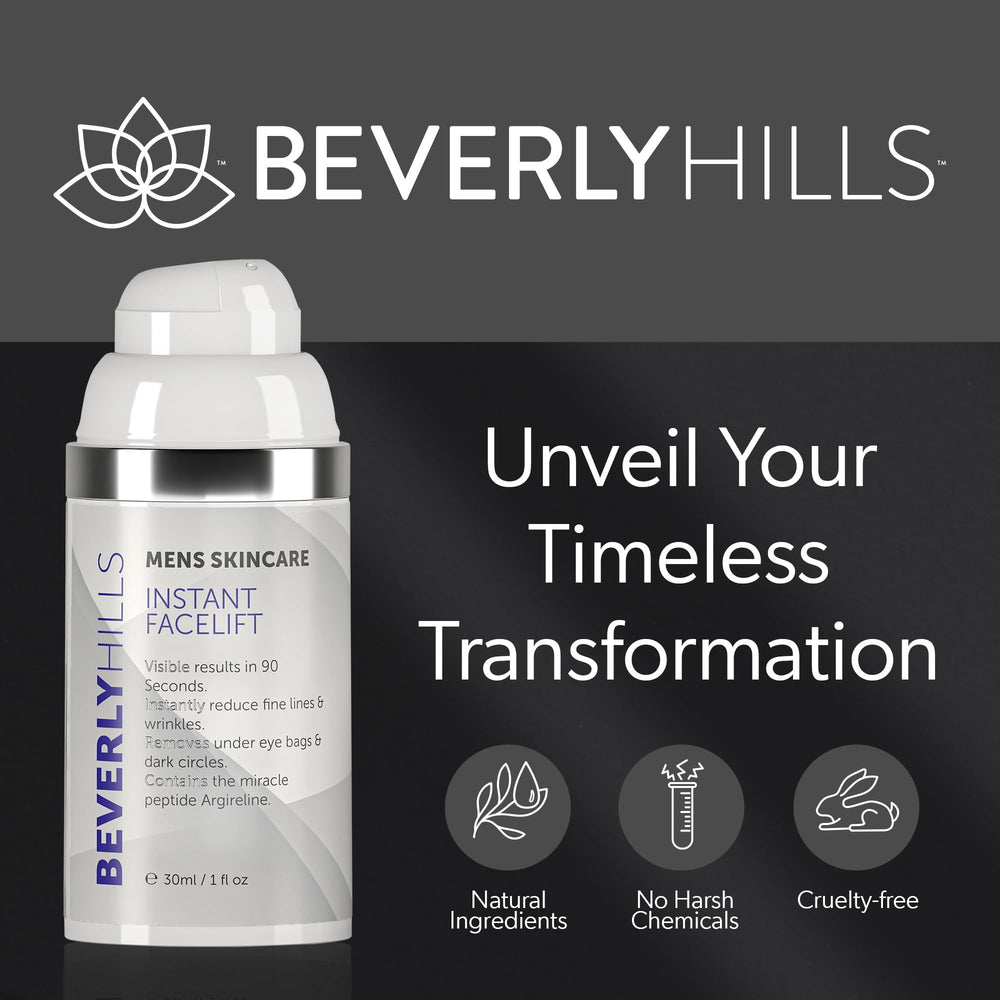 Beverly Hills Mens Serum application glide demonstrates smooth, quick use.