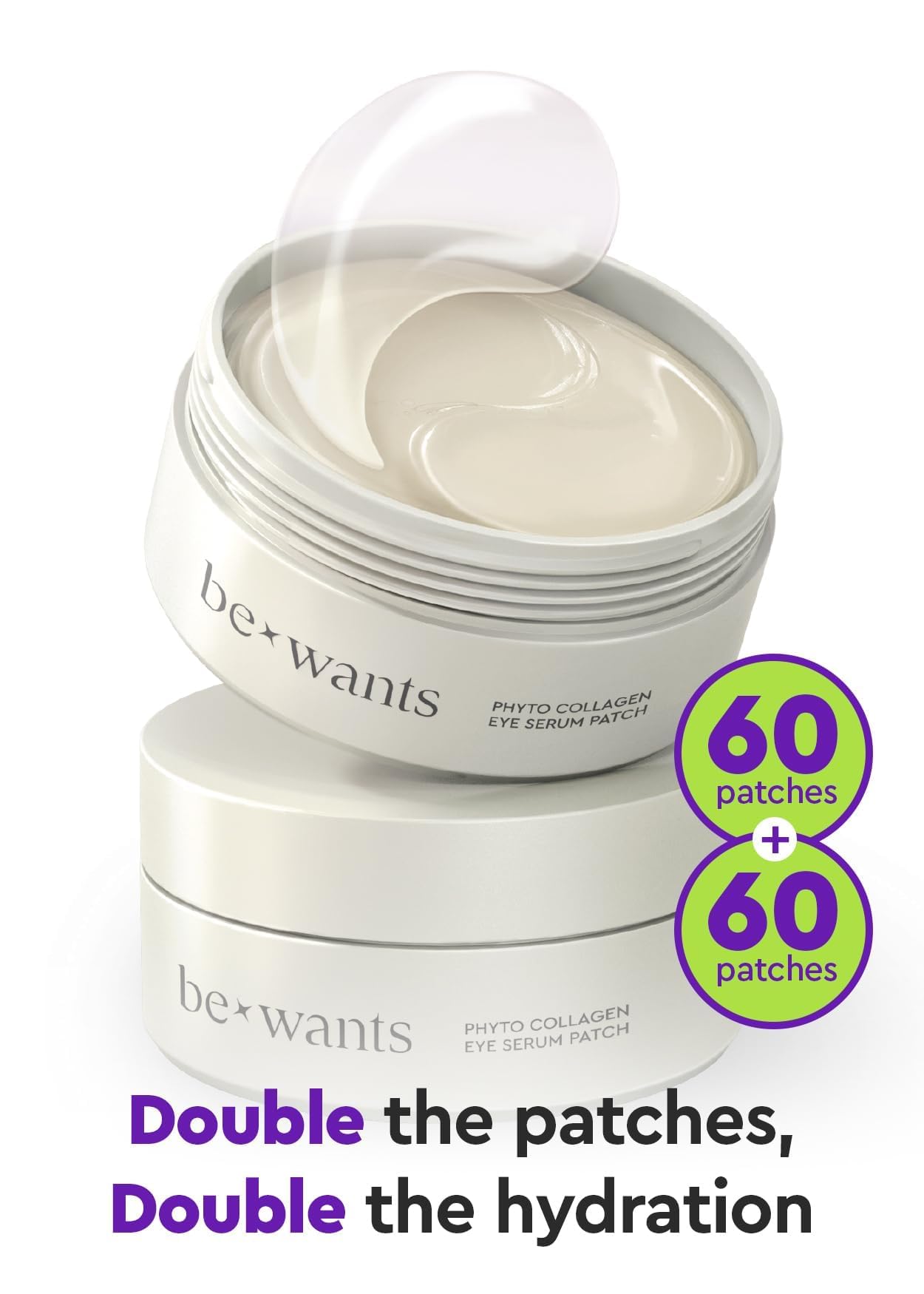 BE+WANTS Bewants under-eye patches with bamboo water hydrate and soothe the skin