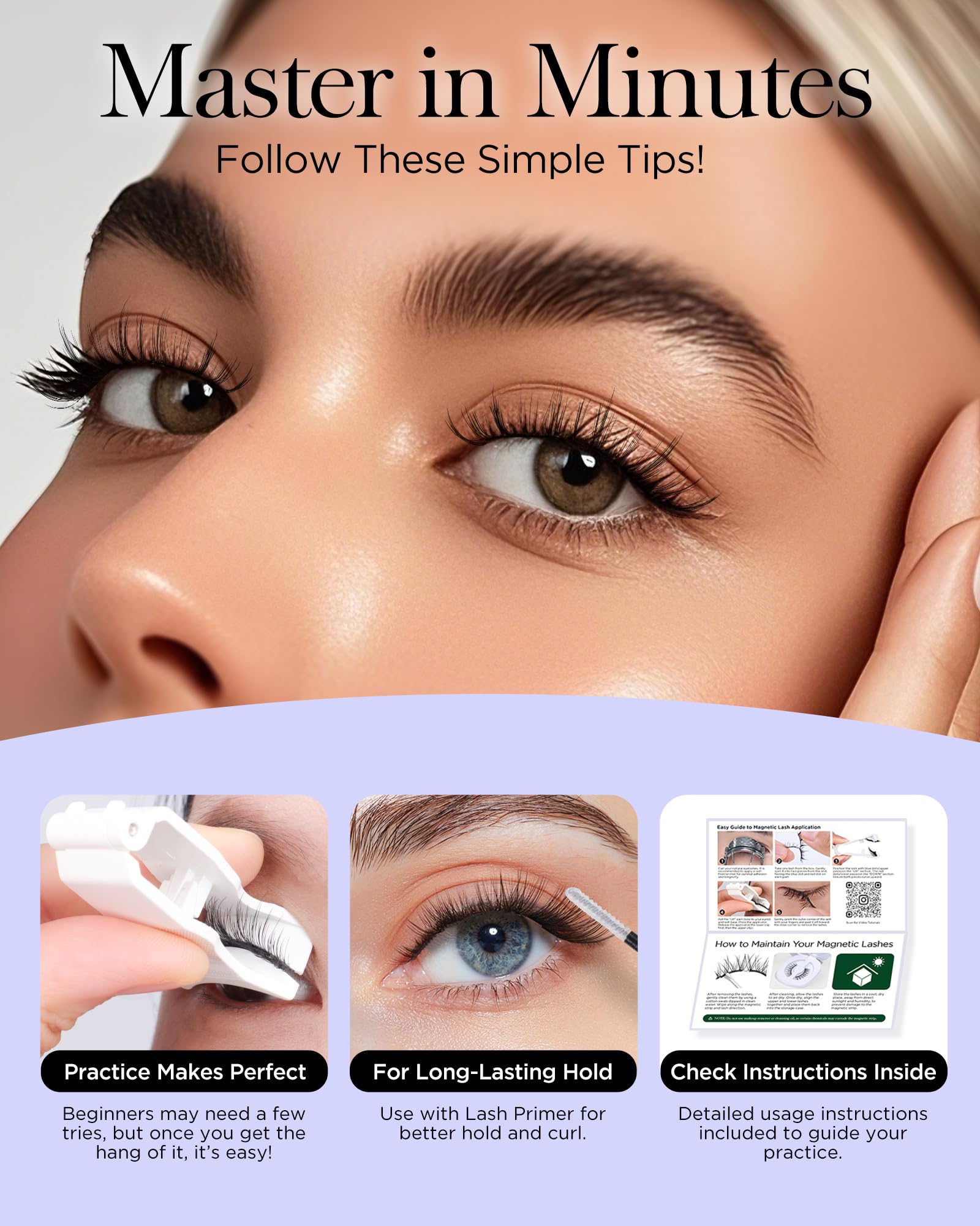BEYELIAN compact packaging keeps lashes safe in your makeup bag