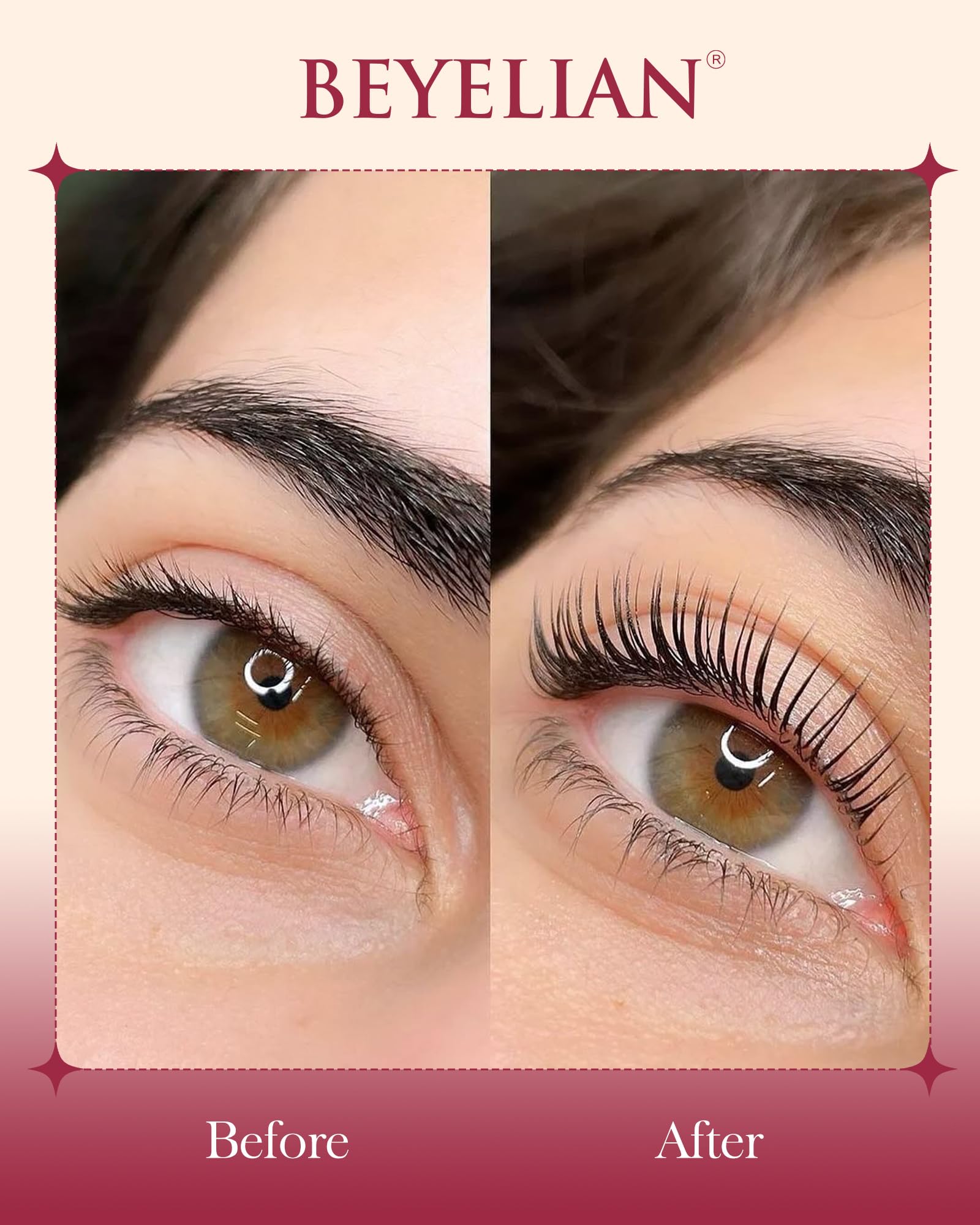 BEYELIAN Lash Lift Kit lifetime guarantee information and customer reassurance.