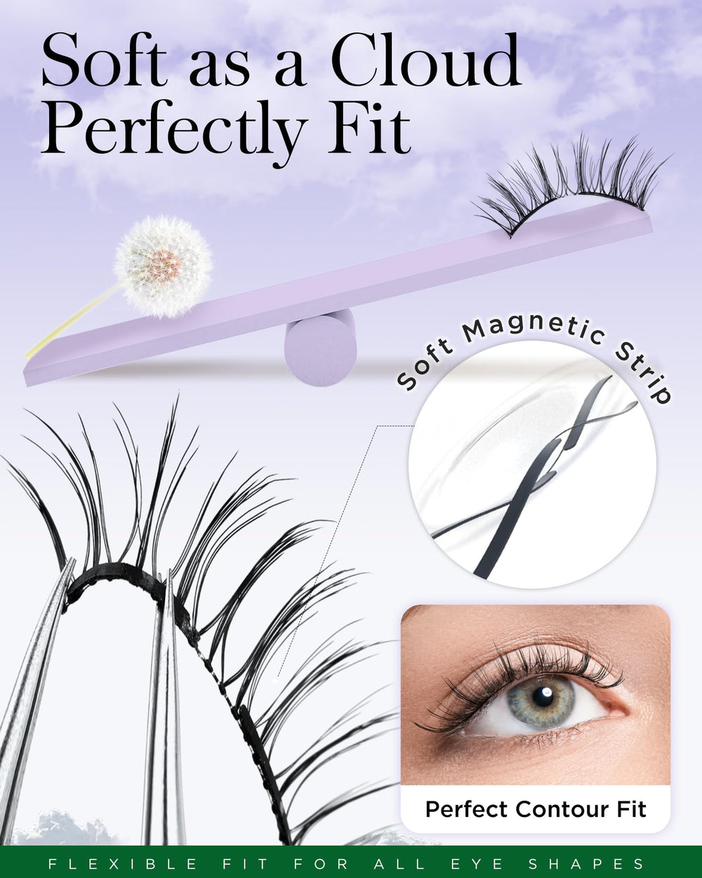BEYELIAN lightweight magnetic design increases contact points for secure wear