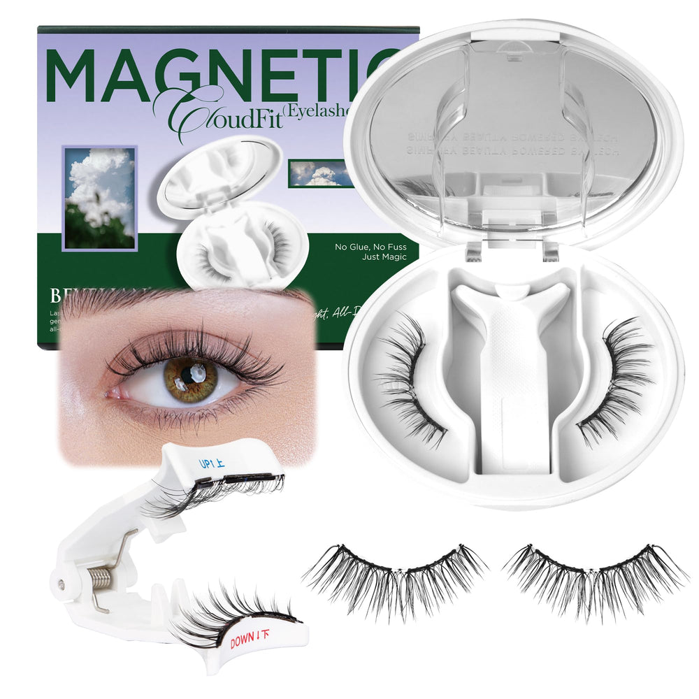 BEYELIAN portable magnetic eyelashes with applicator for instant glam without glue