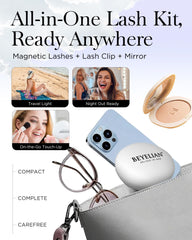 BEYELIAN soft magnetic strip adapts to lash line for comfortable all-day wear