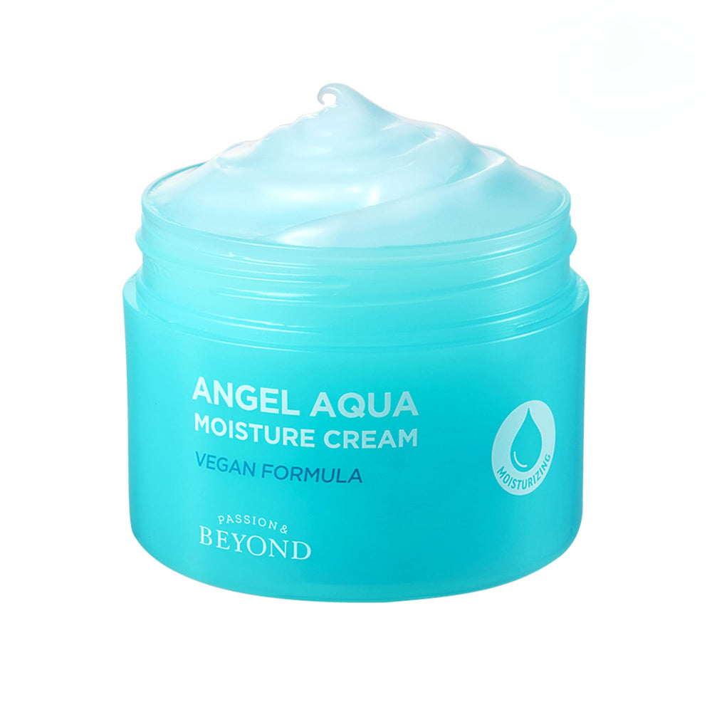 ECO BEYOND Angel Aqua Moisture Cream jar front offers lightweight, fast-absorbing hydration.