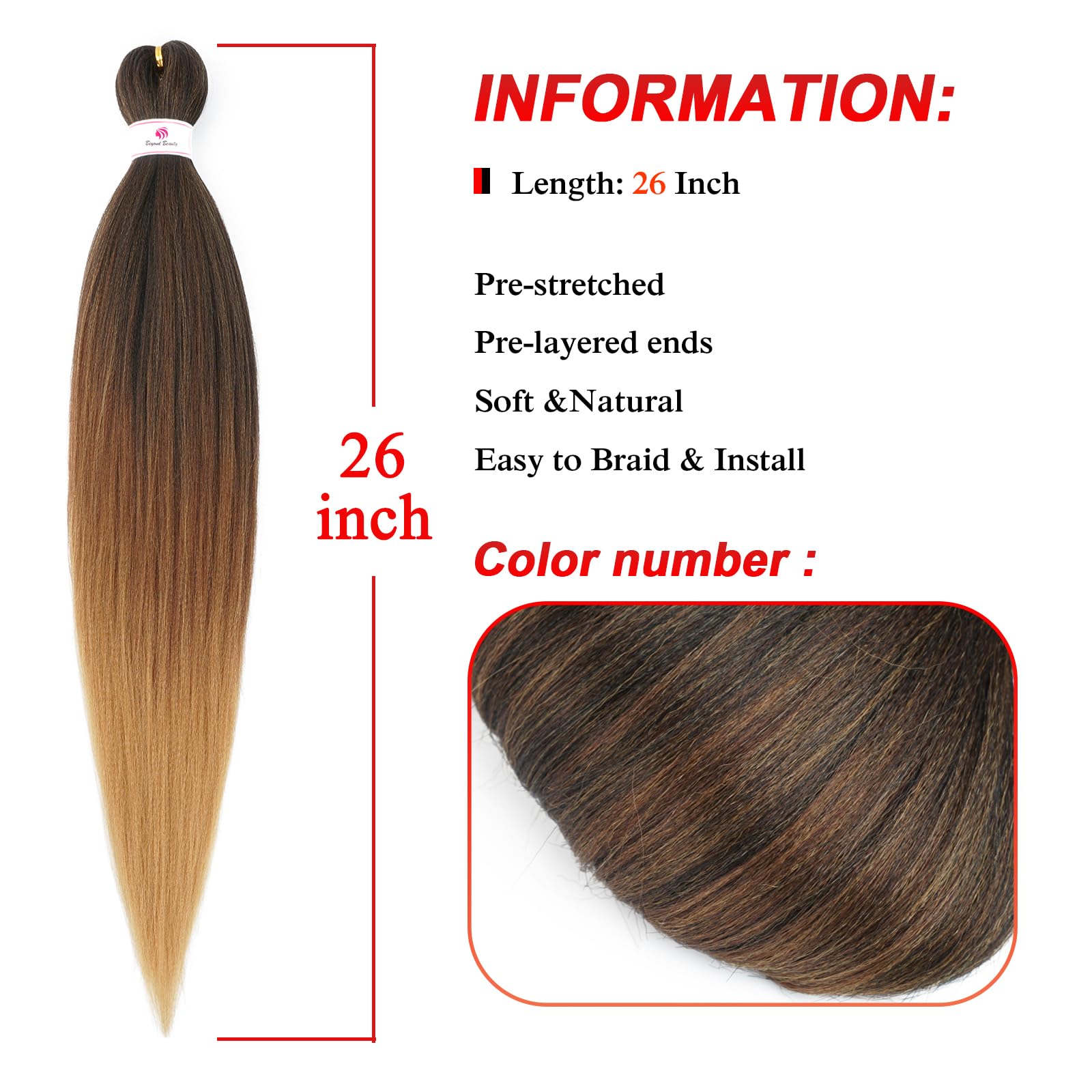 Beyond Beauty hot-water setting braids 26in for versatile styling options