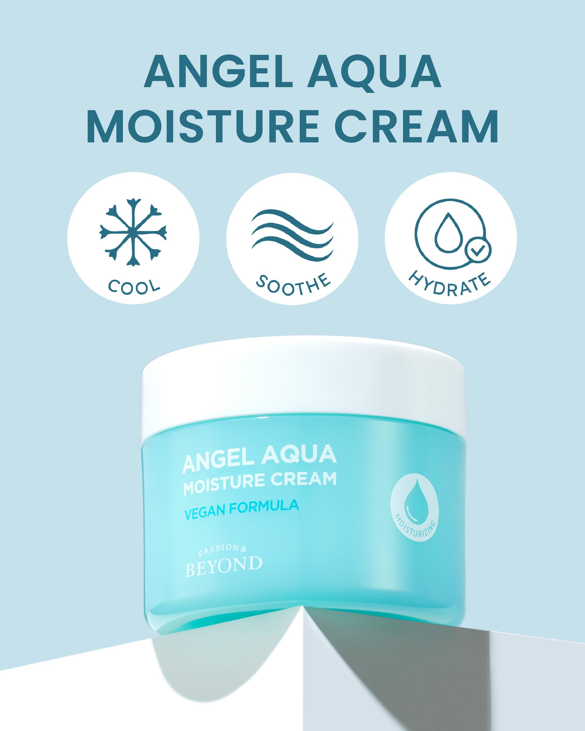 BEYOND Cream jar close-up highlighting smooth texture for quick absorption