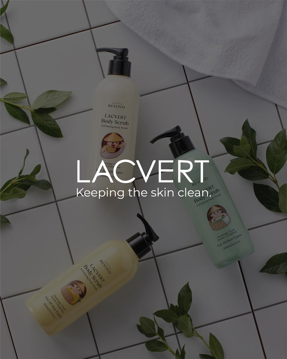 BEYOND sustainability packaging close-up, reflecting eco-friendly skincare values.