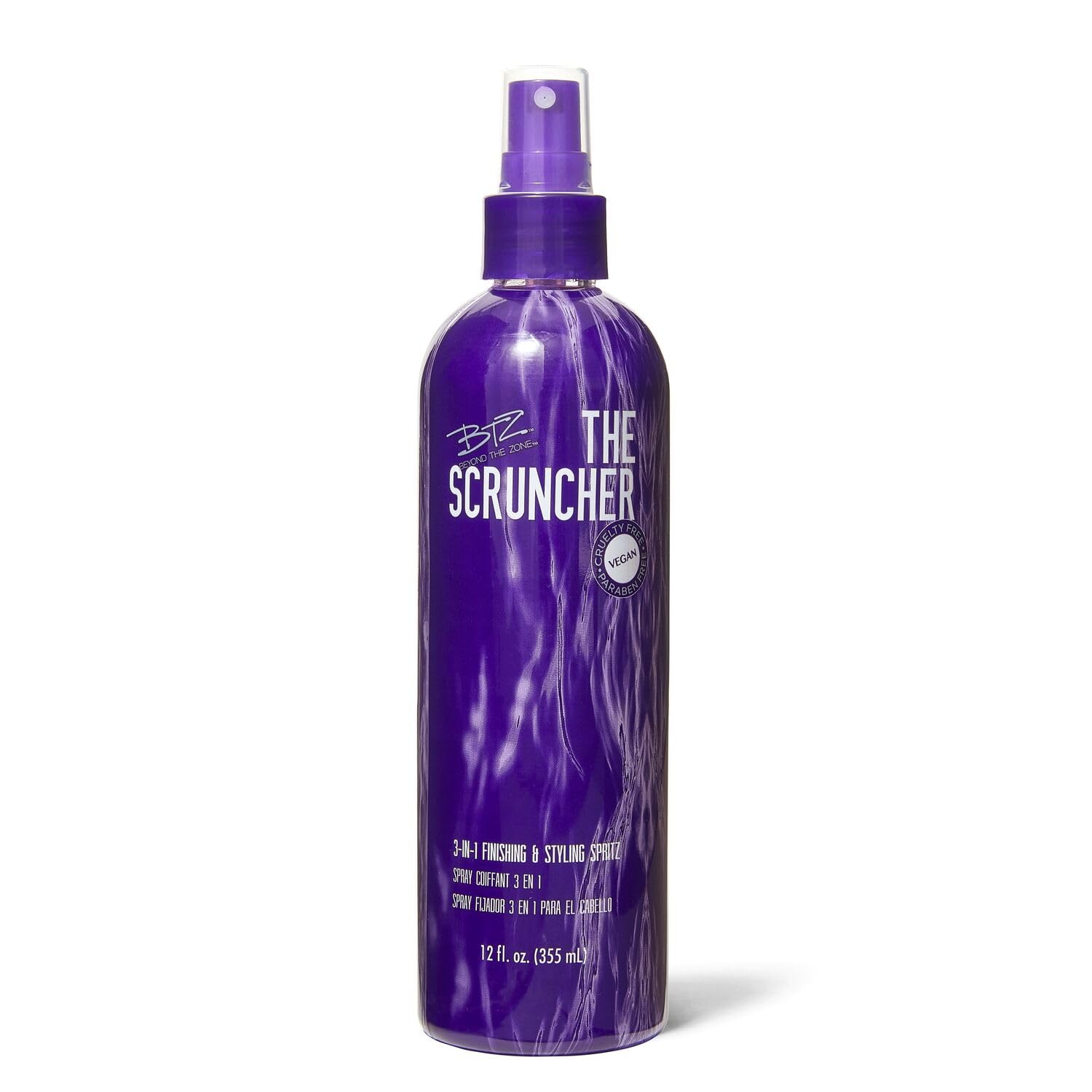 Beyond the Zone Scruncher 3in1 spray bottle for textured volume and hold.