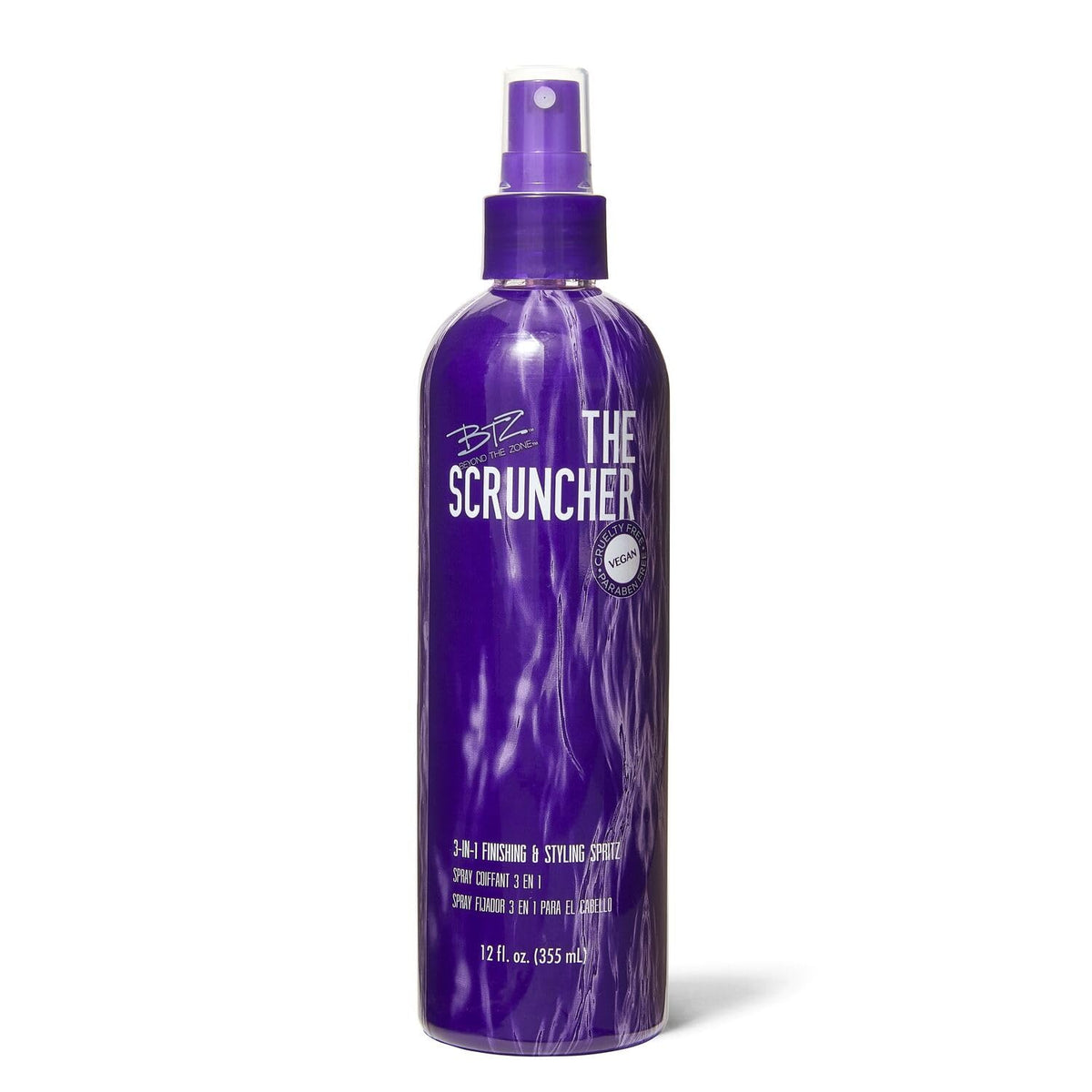 Beyond the Zone Scruncher 3in1 spray bottle for textured volume and hold.