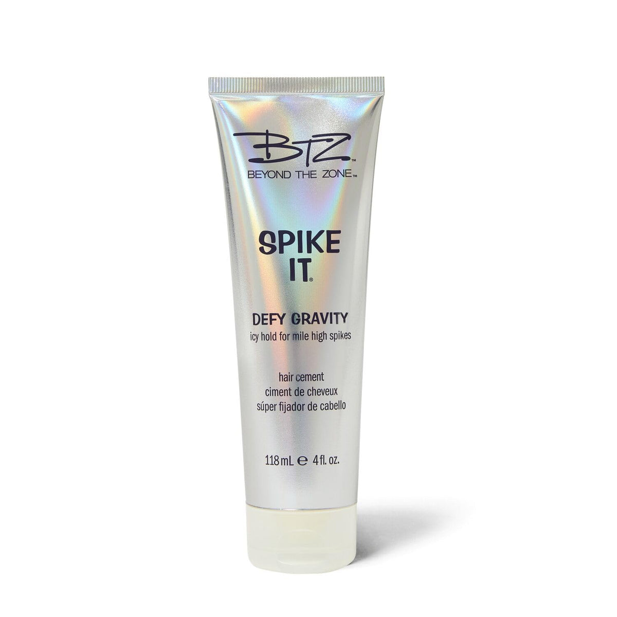 Beyond the Zone Spike It bottle front view for stronghold styling.