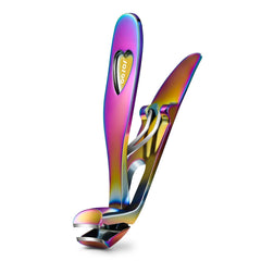 BEZOX angled-head toenail clipper closeup shows precise, comfortable clipping