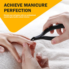 BEZOX cuticle trimmer blade close-up showing sharp bite