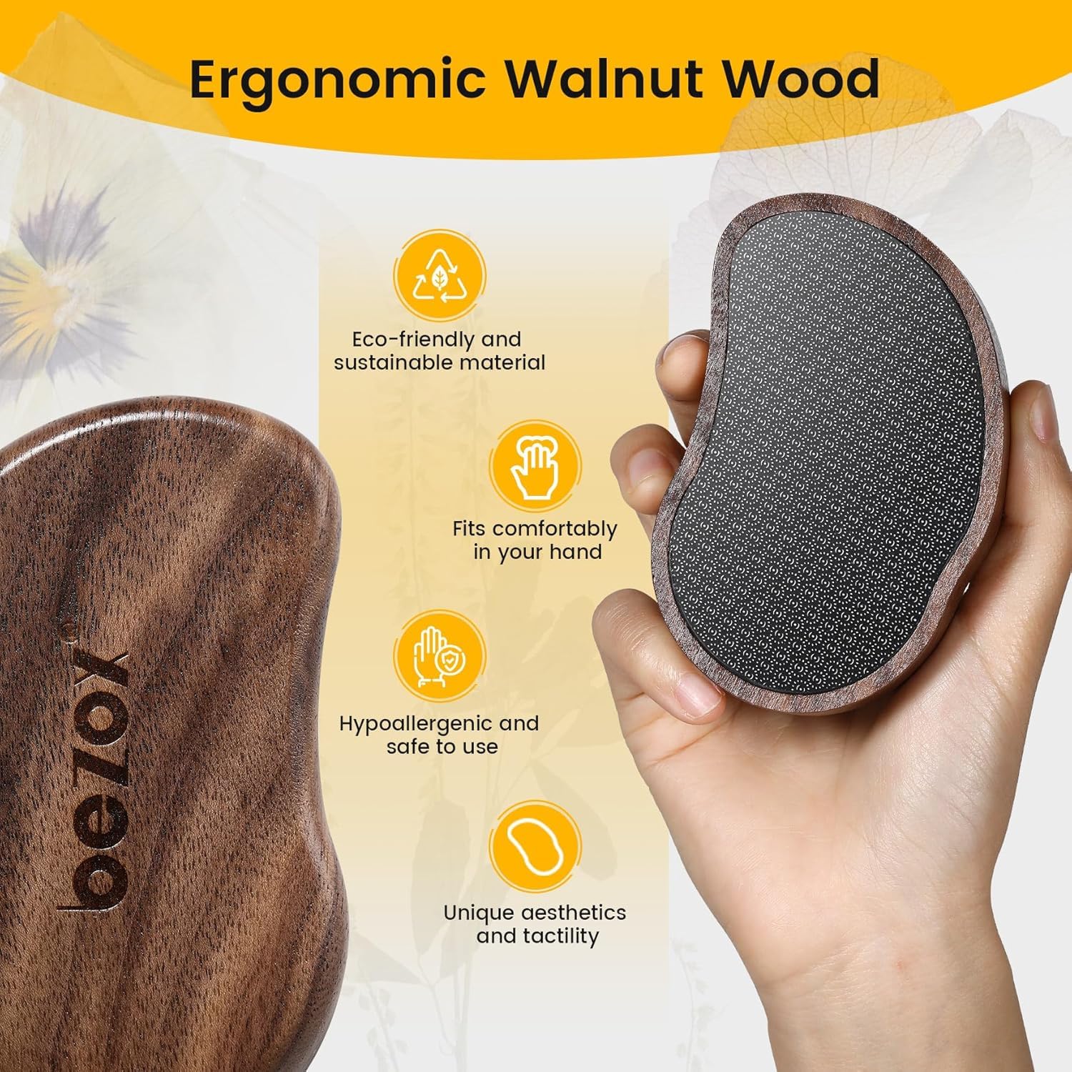 BEZOX eco-friendly-foot-care image promotes sustainable foot routine