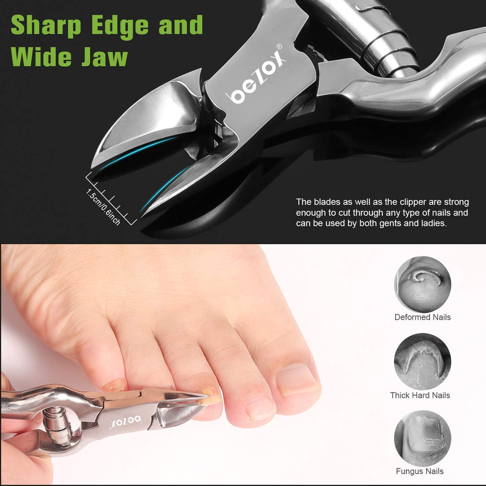 BEZOX ergonomic compact grip aids comfortable handling during clipping sessions.