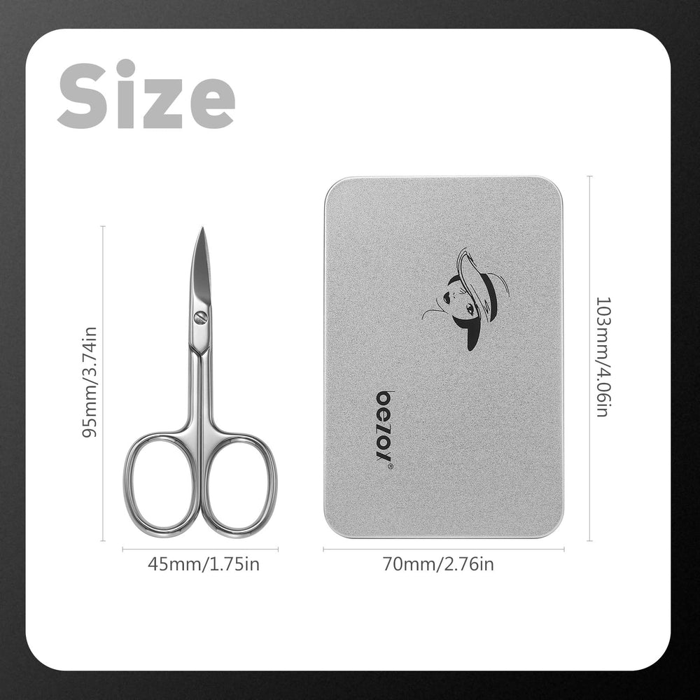 BEZOX Nail Scissors for thick nails delivers clean cuts with zero snag