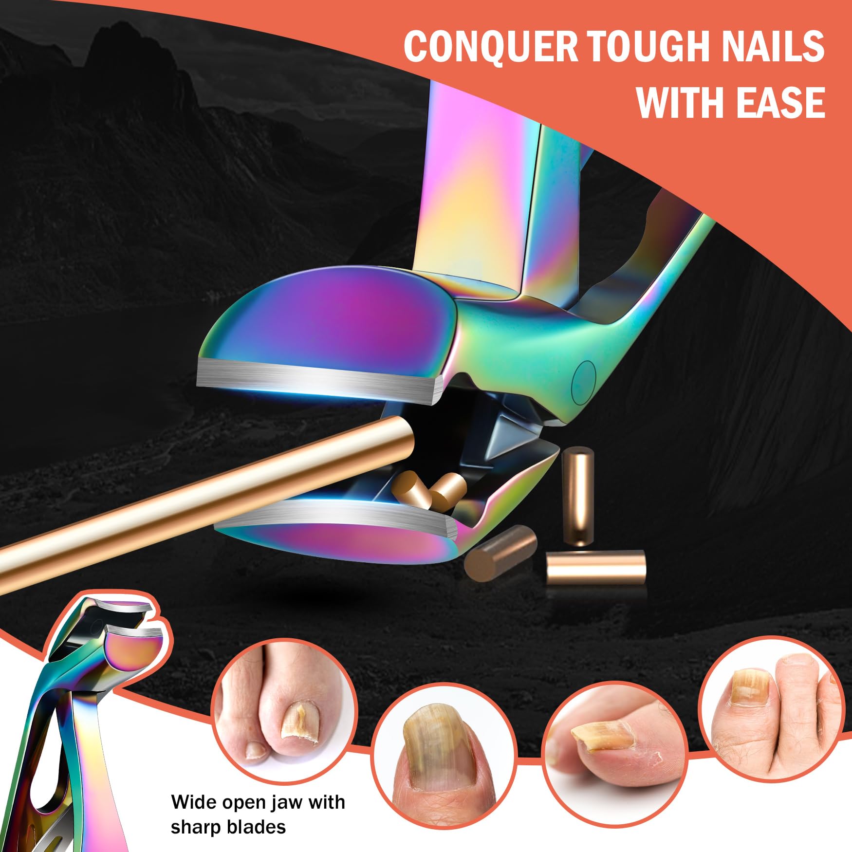BEZOX senior clipper ergonomic grip enables steady clipping