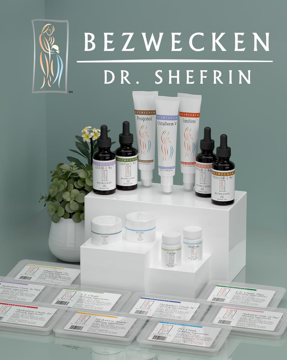 Bezwecken Transitions cream closeup highlights smooth neck skincare texture.