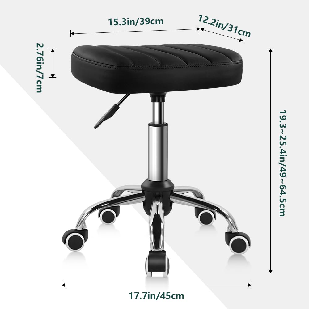 BFTOU height-adjustable stool from 19 to 25 inches supports ergonomic seating