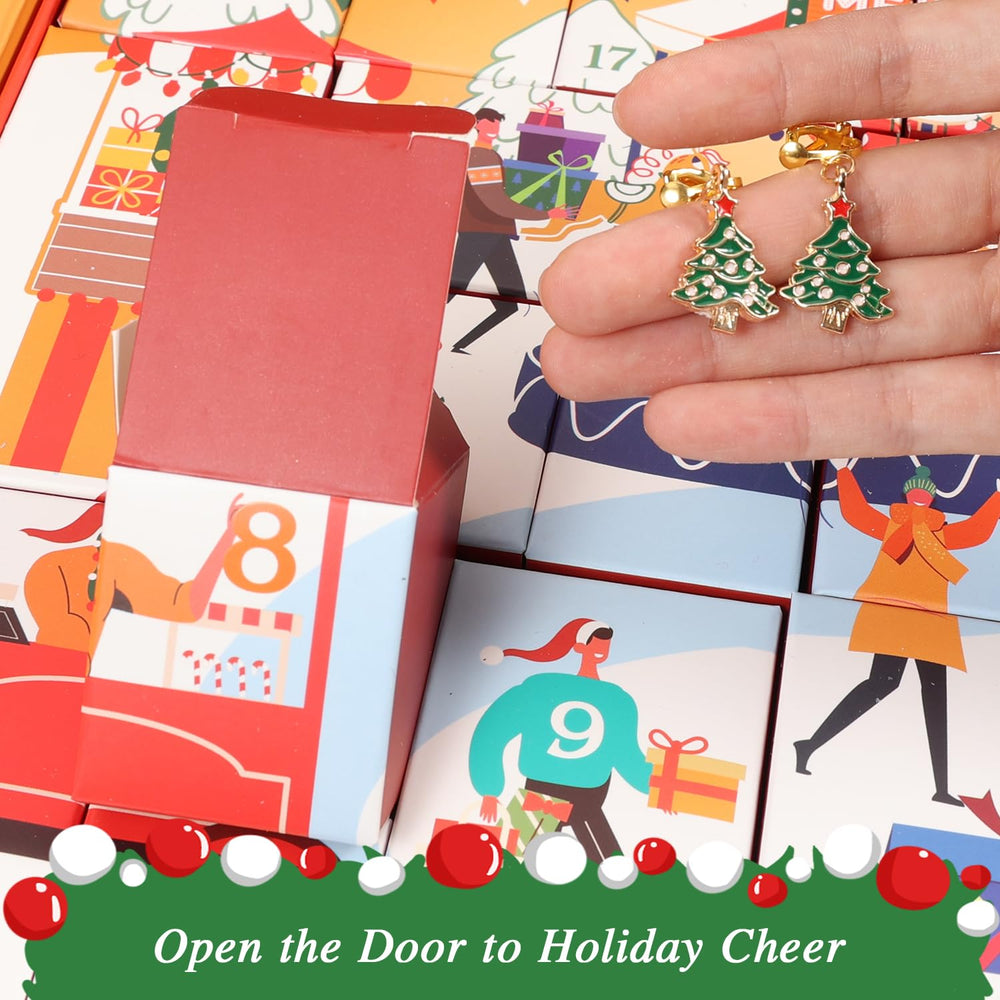 BFFLOVE Advent Calendar 2025 Christmas tree ear cuffs accessory detail