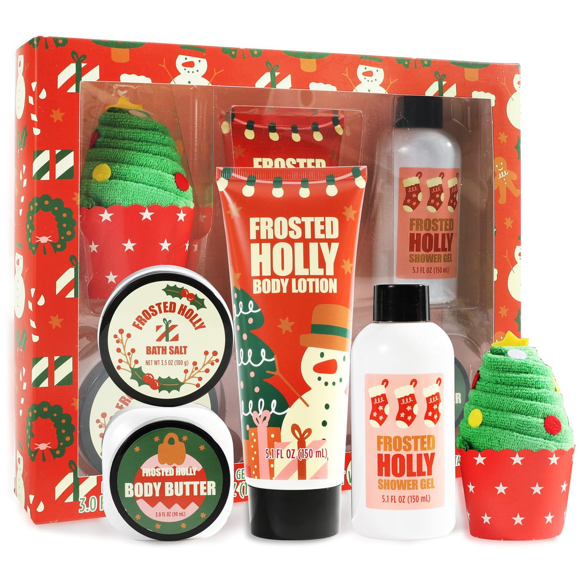 BFFLOVE Christmas bath gift set gel bottle—soothing shower ritual for cozy evenings.