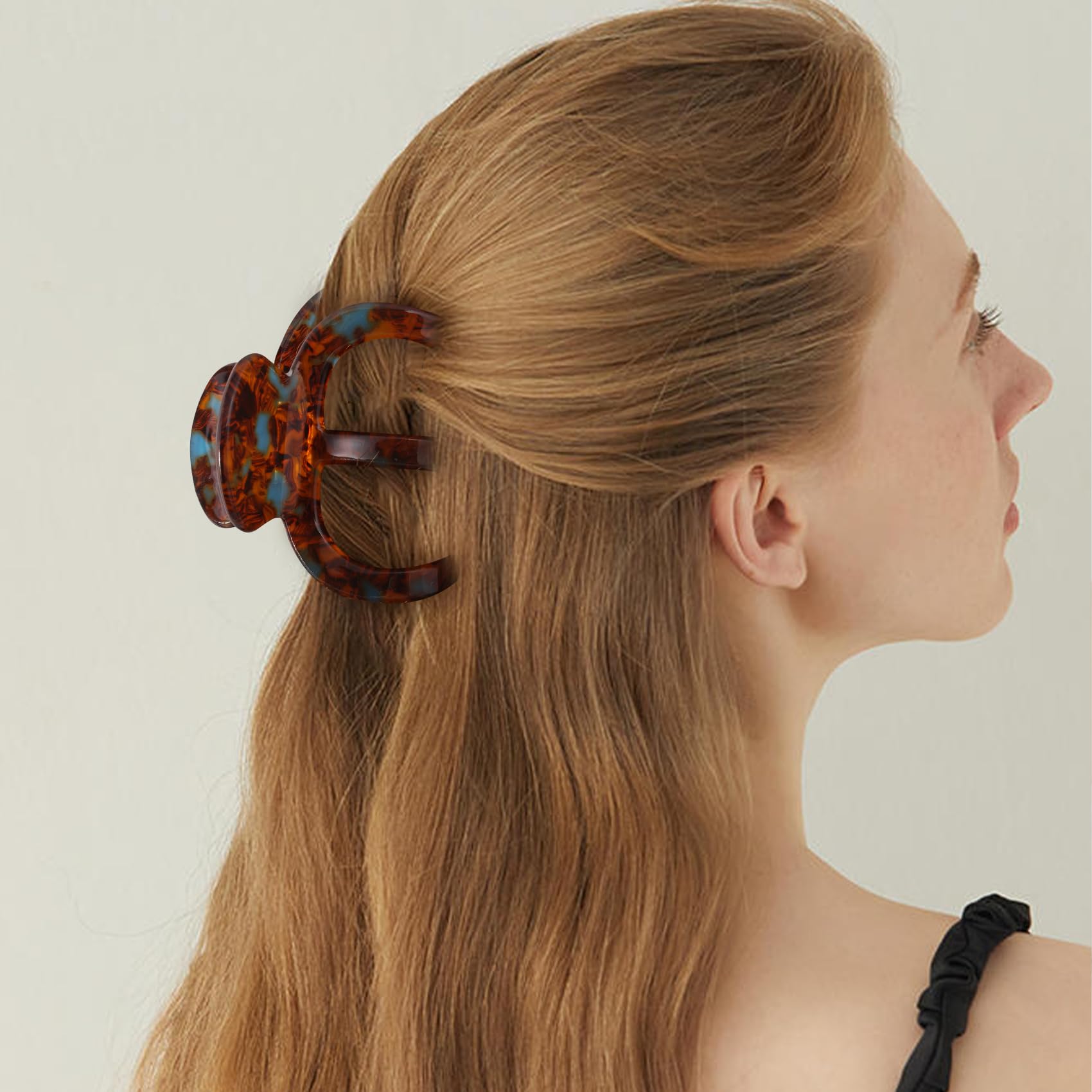 Bgffuy octopus hair clip worn in a ponytail for secure all-day hold