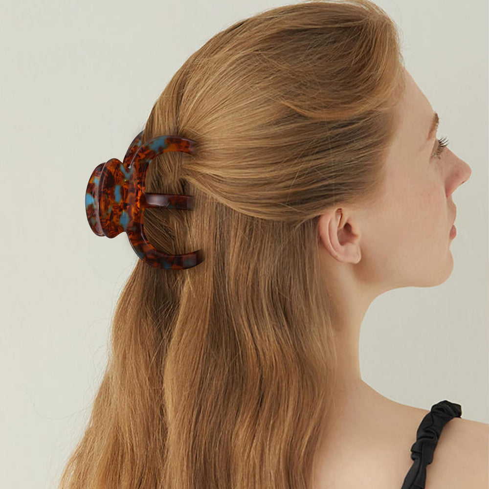 Bgffuy octopus hair clip worn in a ponytail for secure all-day hold