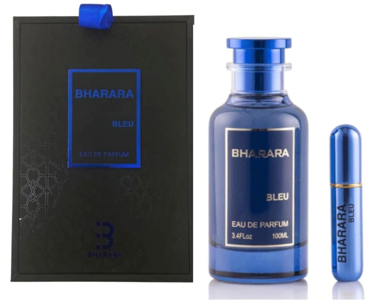 Bharara Bleu Pour Homme bottle—sleek design for confident evening wear