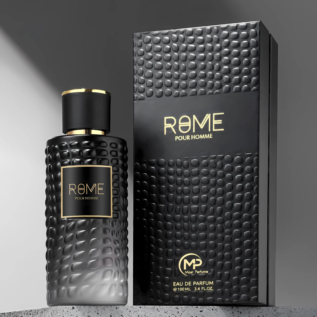 Bharara Rome Pour Homme top-note geranium opens crisply for confident daily wear.