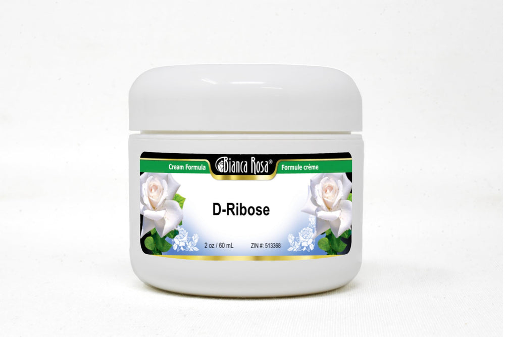Bianca Rosa D-Ribose Cream 2oz tube close-up showing compact packaging for daily hydration
