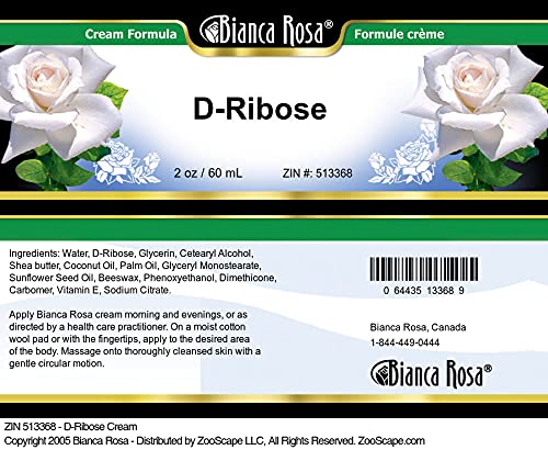 Bianca Rosa D-Ribose Cream on hand during application for quick absorption