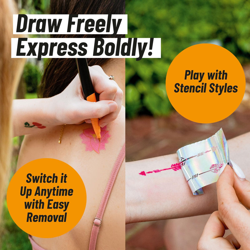 BIC BodyMark 8-count pack enables vibrant party-ready designs.