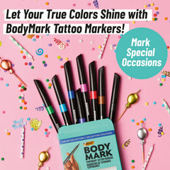 BIC BodyMark precision series adds clean lines for detailed designs.