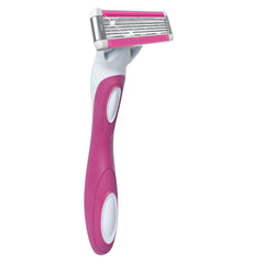 BIC Click 5 Soleil rubber guard bar—skin-stretch prep for easy blade entry.
