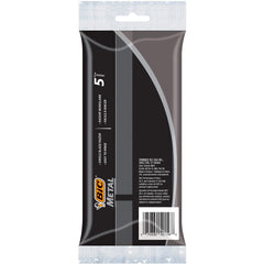 BIC metal men razor in gym bag for easy on-the-go shaves.