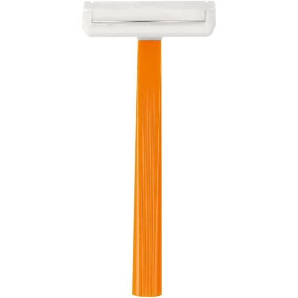 BIC single blade sensitive skin shaver disposable razor for quick, no-change shaving.