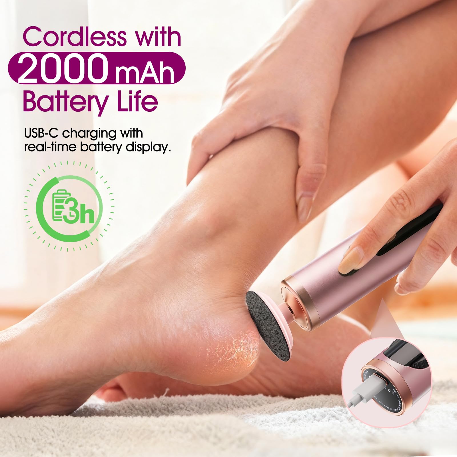 Bicboz foot callus remover discs closeup showing coarse and fine options