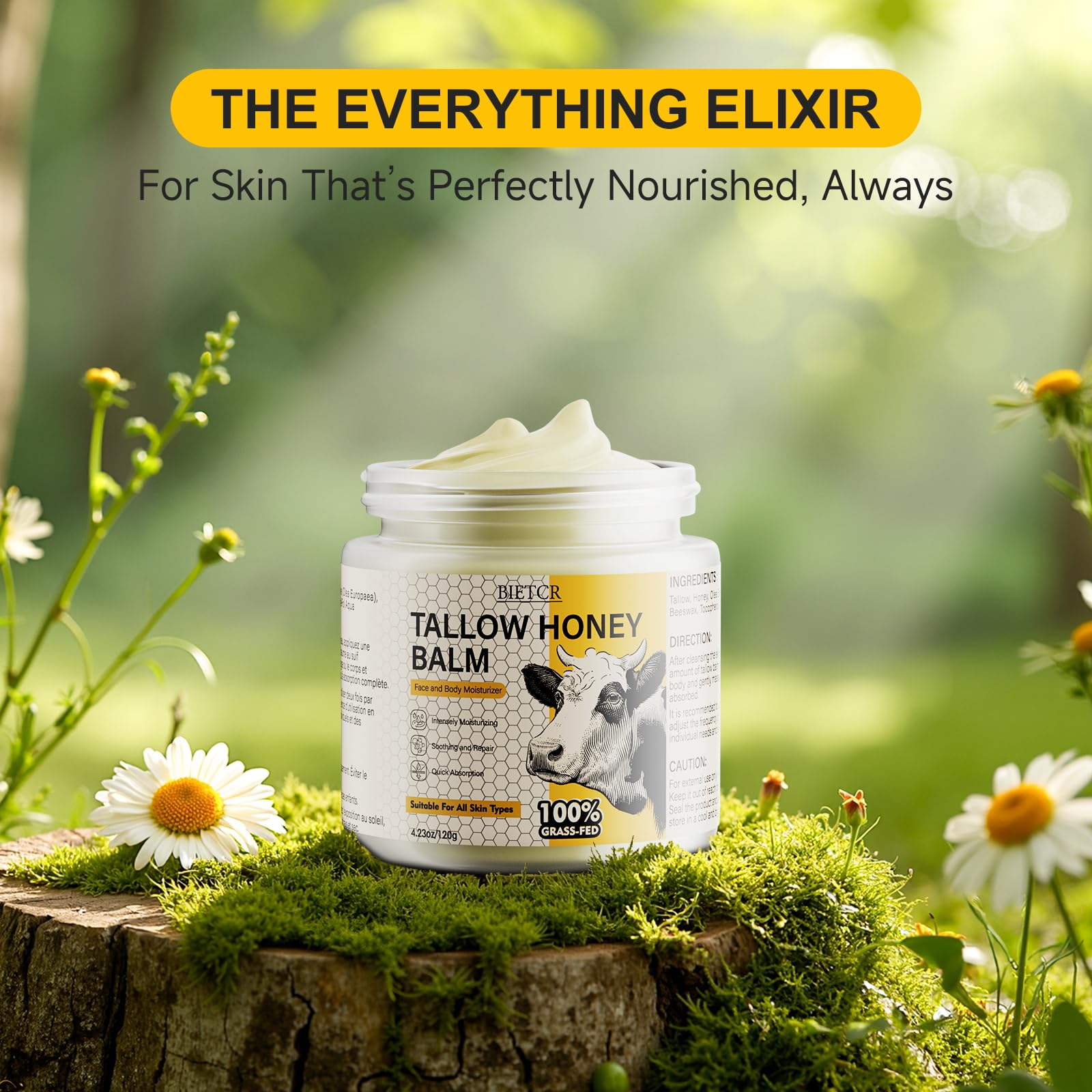 BIETCR unscented-skin-care packaging reinforces fragrance-free nourishment for sensitive skin.